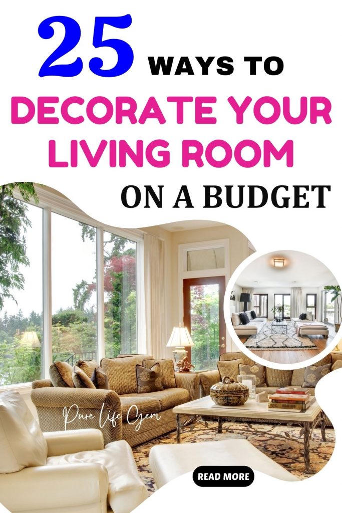 25 Ways To Decorate Your Living Room On A Budget
