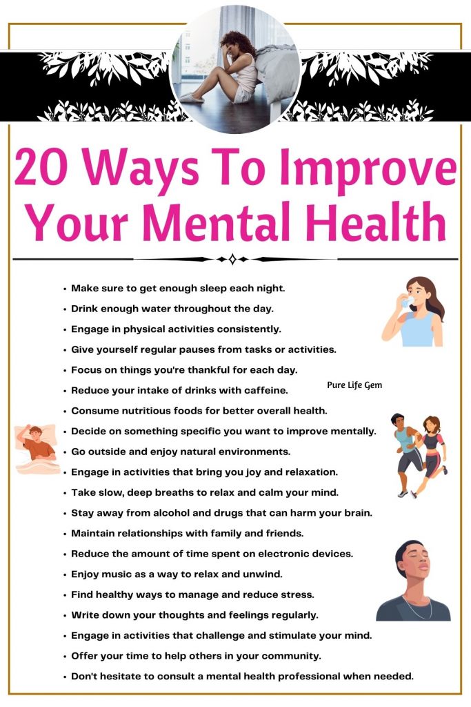 20 Ways To Improve Your Mental Health